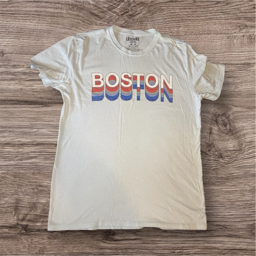 Leisure Lounge Men’s Graphic Tee Color Blue Size Medium